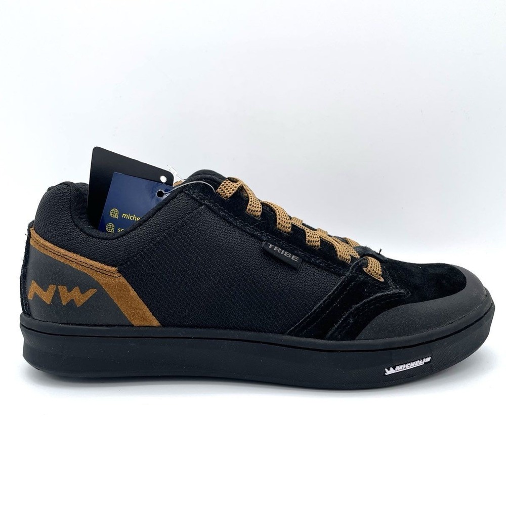 Northwave Tribe SUR PF Shoes Men's US 7.5 Black Brown Michelin Sole Sneakers NWT